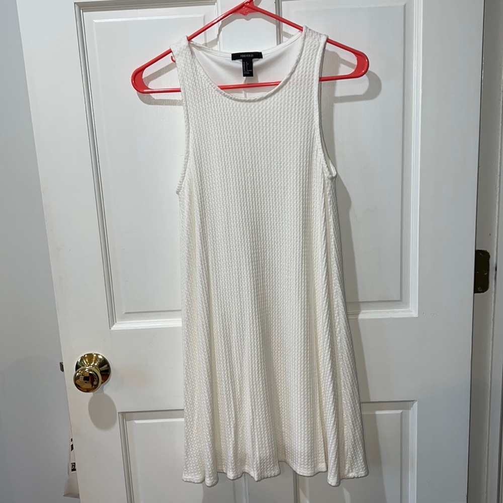Forever 21 Sleeveless White Dress